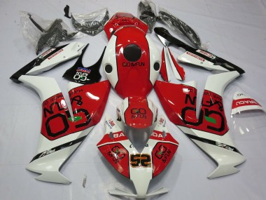 Carénages Moto Honda CBR1000RR 2012-2016 - Blanc Rouge Go&Fun