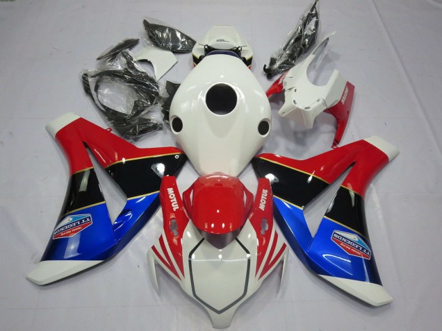 Carénages Moto Honda CBR1000RR 2008-2011 - Blanc Rouge Bleu Noir Brillant
