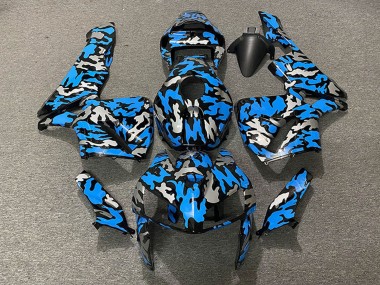 Carénages Moto Honda CBR600RR 2005-2006 - Camouflage Bleu