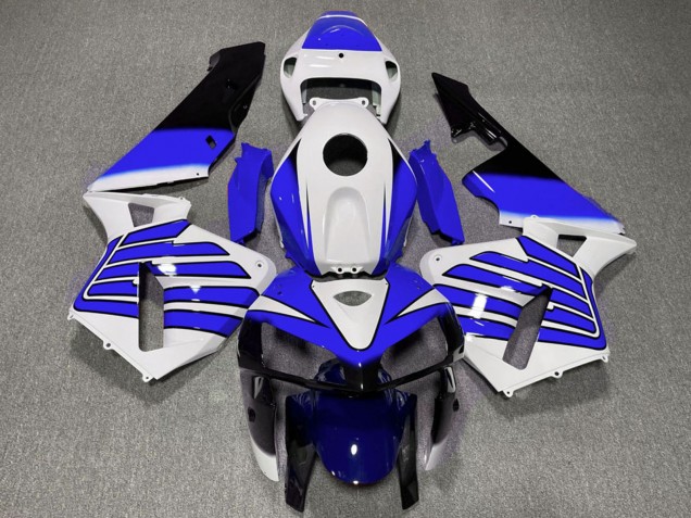 Carénages Moto Honda CBR600RR 2005-2006 - Blanc Bleu Ailes