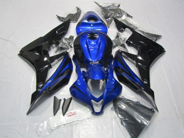 Kits Carénage Moto Honda CBR600RR 2007-2008 - Bleu Noir Brillant