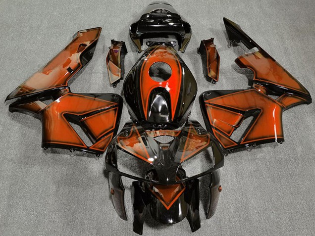 Carénages Moto Honda CBR600RR 2005-2006 - Orange Foncé