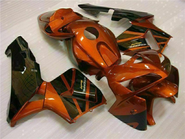 Kits Carénage Moto Honda CBR600RR 2005-2006 - Orange Noir