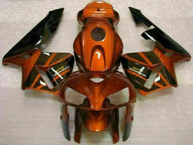 Kits Carénage Moto Honda CBR600RR 2005-2006 - Orange Noir