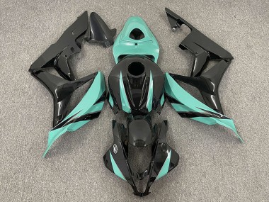 Carénages Moto Honda CBR600RR 2007-2008 - Vert Menthe Noir Brillant