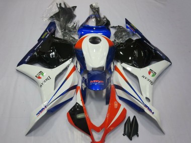 Carénages Moto Honda CBR600RR 2009-2012 - Blanc Bleu Rouge Noir Brillant