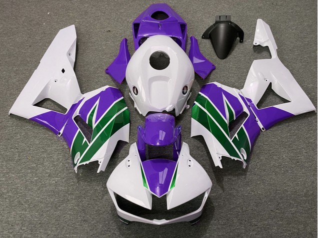 Carénages Moto Honda CBR600RR 2013-2023 - Blanc Violet Vert