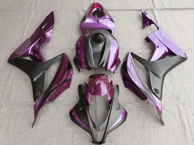 Carénage Moto Honda CBR600RR 2007-2008 - Violet Noir Mat