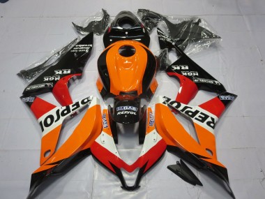 Carénage Moto Honda CBR600RR 2007-2008 - Orange Blanc Rouge Noir Brillant Repsol
