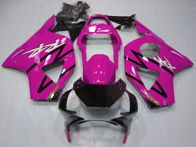 Kits Carénage Moto Honda CBR954RR 2002-2003 - Rose Noir Brillant