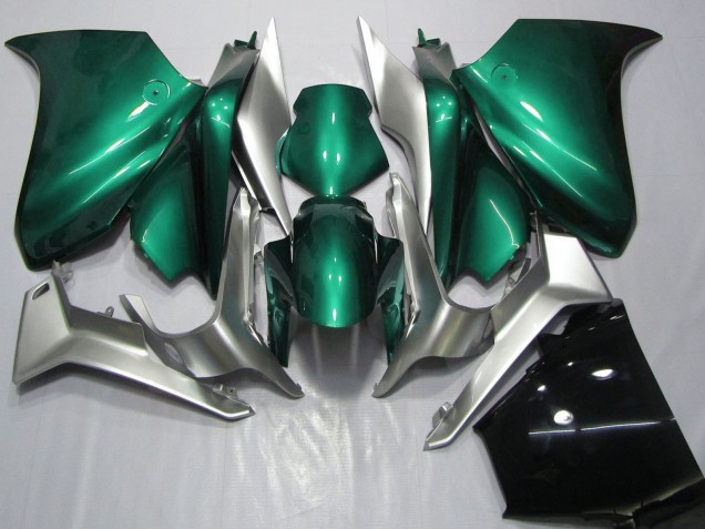 Carénages Moto Honda VFR 1200 2010-2014 - Argent Seafoam Vert