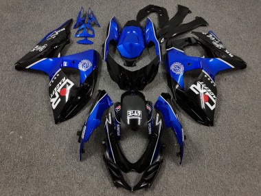 Carénages Moto Suzuki GSXR 1000 2009-2016 - Noir Bleu