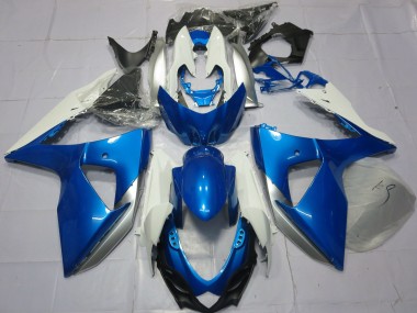 Carénages Moto Suzuki GSXR 1000 2009-2016 - Bleu Blanc