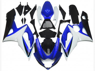 Carénage Moto Suzuki GSXR 1000 2005-2006 - Blanc Rouge Bleu Jaune
