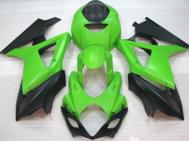 Carénages Moto Suzuki GSXR 1000 2007-2008 - Vert Noir Mat