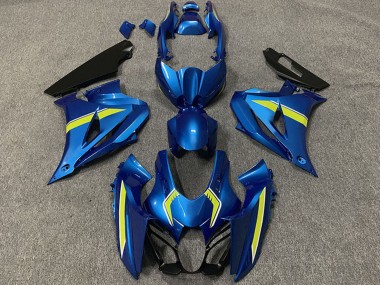 Carénages Moto Suzuki GSXR 1000 2017-2024 - Bleu Jaune Style
