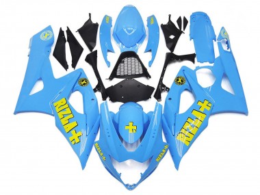 Carénages Moto Suzuki GSXR 1000 2005-2006 - Bleu Jaune Rizla