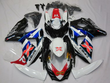Carénages Moto Suzuki GSXR 1000 2009-2016 - Blanc Bleu Rouge Noir X