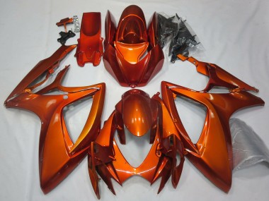 Carénages Moto Suzuki GSXR 600 / GSXR 750 2006-2007 - Burnt Orange