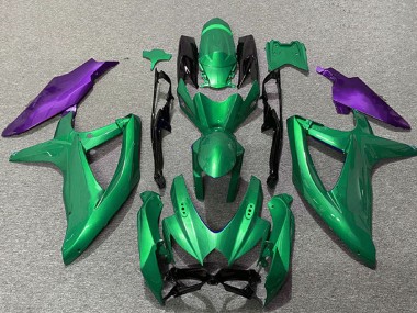 Carénages Moto Suzuki GSXR 600 / GSXR 750 2008-2010 - Vert Violet
