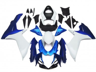 Carénages Moto Suzuki GSXR 600 / GSXR 750 2011-2024 - Blanc Bleu