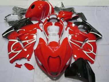 Carénages Moto Suzuki GSXR 1300 1996-2007 - Rouge Blanc Noir