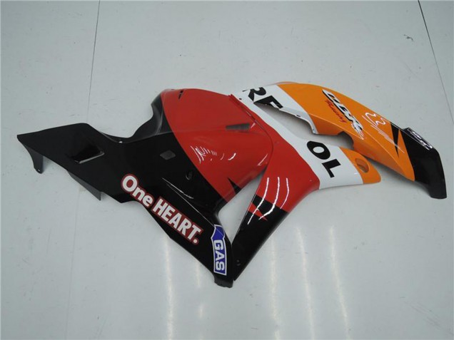 Kits Complet Carénage Moto Honda CBR600RR 2009-2012 - Orange Blanc Rouge Noir Brillant Repsol