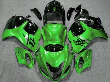 Carénages Moto Suzuki GSXR 1300 2008-2020 - Vert Brillant Noir