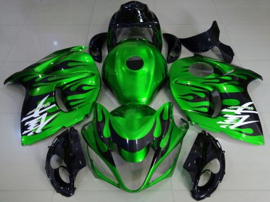 Carénages Moto Suzuki GSXR 1300 2008-2020 - Vert Brillant Noir