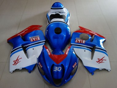 Carénages Moto Suzuki GSXR 1300 1996-2007 - Bleu Blanc Rouge