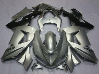 Carénages Moto Kawasaki ZX6R 2003-2004 - Argent