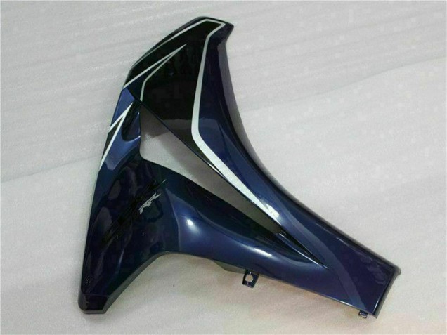 Carénages Moto Honda CBR1000RR 2008-2011 - Bleu Foncé Noir Brillant