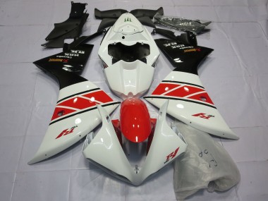 Carénages Moto Yamaha R1 2012-2014 - Blanc Rouge Noir
