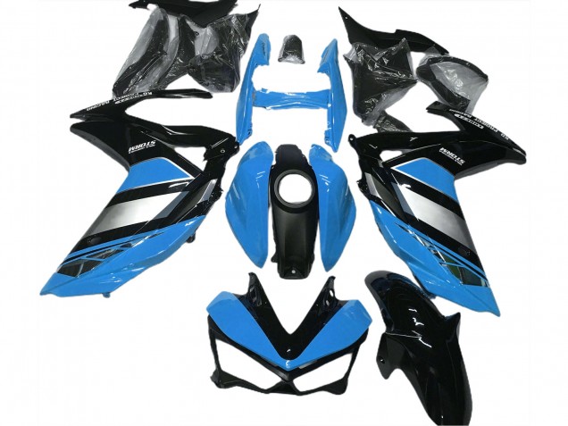 Carénages Moto Yamaha R3 2015-2018 - Bleu Argent Noir Brillant Yamalube