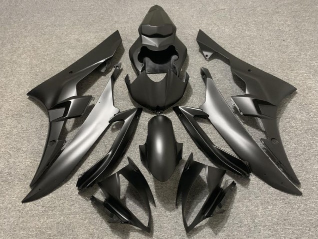 Carénages Moto Yamaha R6 2006-2007 - Noir Mat