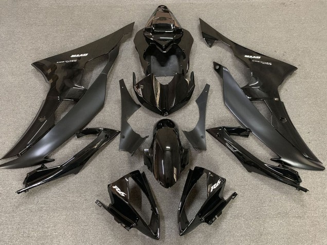 Kits Carénage Moto Yamaha R6 2008-2016 - Noir Brillant Noir Mat