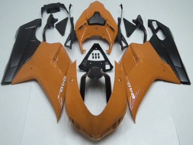 Carénages Moto Ducati 848 2007-2014 - Brun Noir Mat