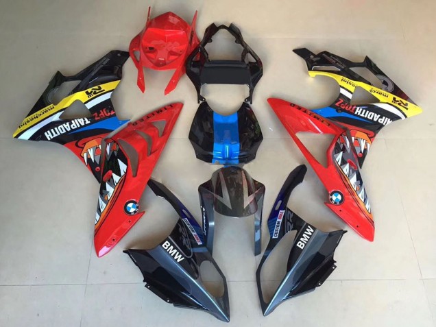 Carénages Moto BMW S1000RR 2009-2014 - Jaune Bleu Rouge Noir Requin