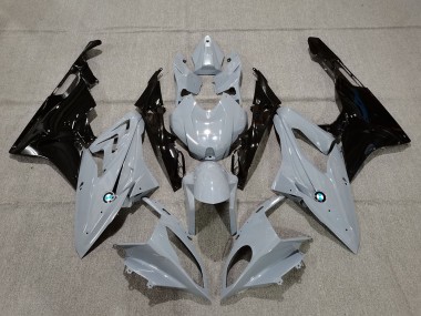 Carénages Moto BMW S1000RR 2015-2016 - Nardo Gris Noir Brillant