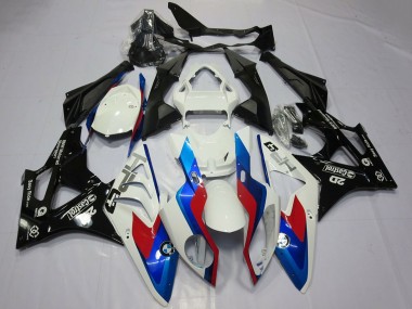 Carénages Moto BMW S1000RR 2009-2014 - Blanc Rouge Bleu Noir Brillant Castrol OEM Style