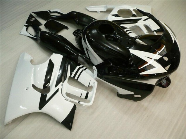Carénages Moto Honda CBR600 F3 1995-1996 - Blanc Noir Brillant