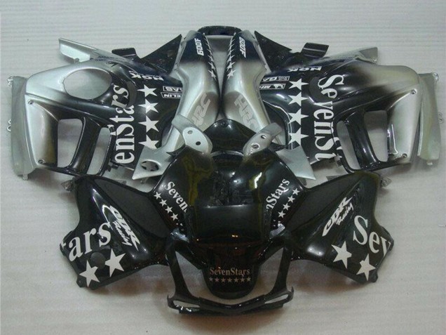 Carénages Moto Honda CBR600 F3 1995-1996 - Argent Noir Brillant SevenStars