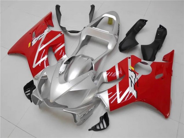 Kits Carénages Moto Honda CBR600 F4i 2001-2003 - Argent Rouge