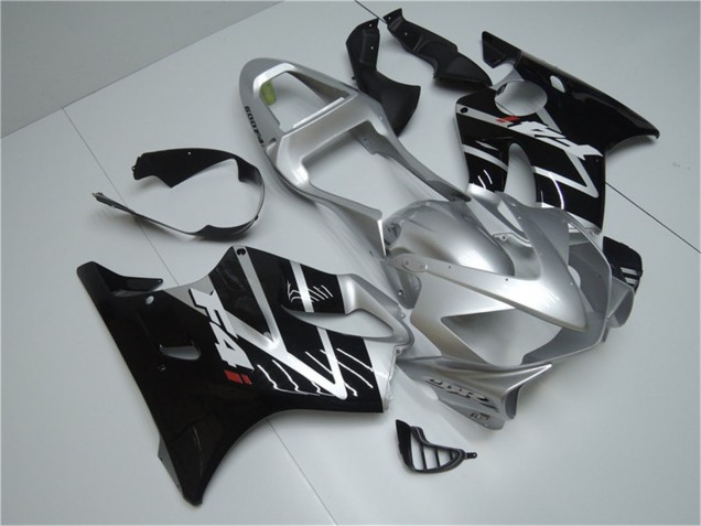 Carénage Moto Honda CBR600 F4i 2001-2003 - Argent Noir Brillant
