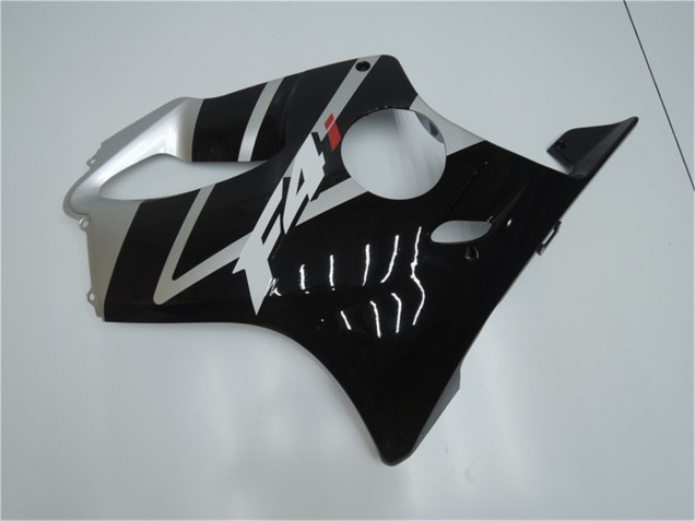 Carénage Moto Honda CBR600 F4i 2001-2003 - Argent Noir Brillant