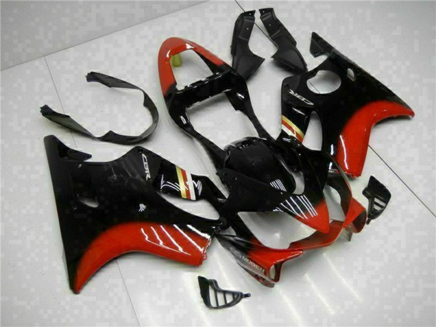 Kits Carénage Moto Honda CBR600 F4i 2001-2003 - Rouge Noir Brillant