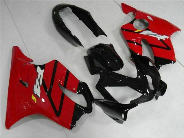 Kits Carénage Moto ABS Honda CBR600 F4i 2004-2007 - Rouge Noir Brillant