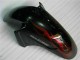 Carénage Moto ABS Honda CBR1100XX Blackbird 1996-2007 - Noir Brillant Rouge Flamme
