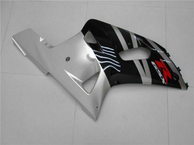 Carénages Moto Suzuki GSXR 600/750 2001-2003 - Argent Noir Brillant Rouge