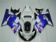 Carénages Moto Suzuki GSXR 600/750 2001-2003 - Blanc Bleu Noir